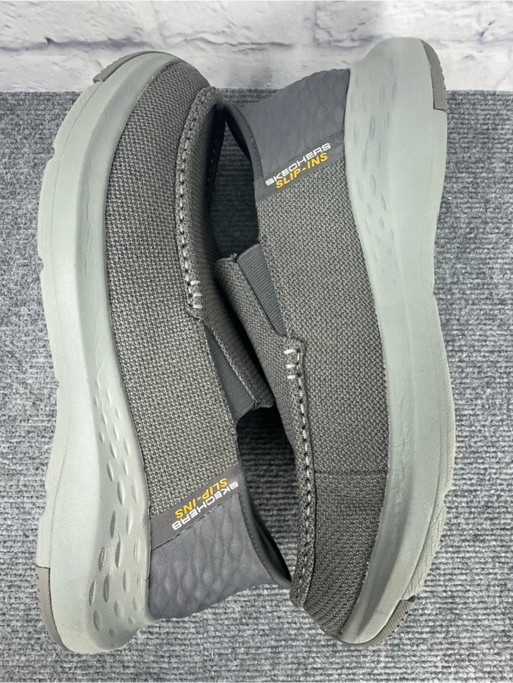 Skechers Slip-Ins Arch Fit Gray Hands Free Casual Shoes Mens 13